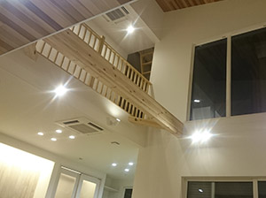 空調工事 新築住宅 天井埋込型エアコン