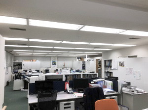 電気工事 LED化 テナントビル事務所